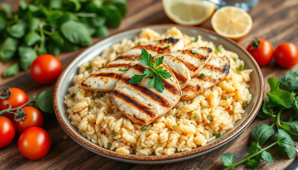 Chicken and Orzo