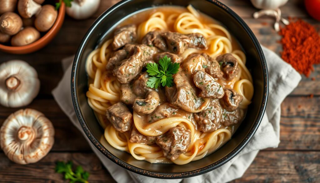 beef stroganoff