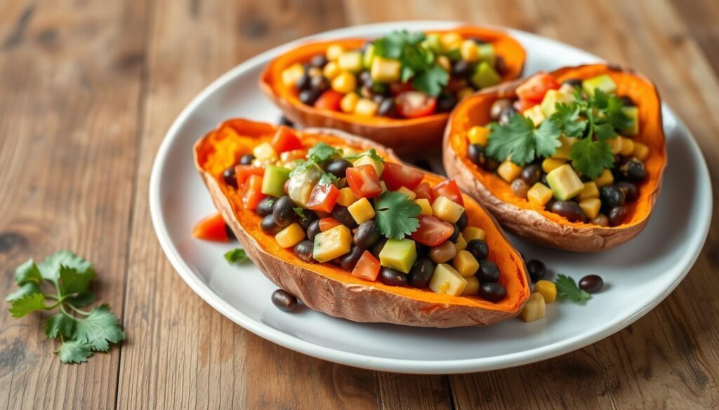 stuffed sweet potatoes