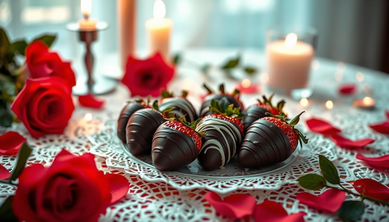 Chocolate-Covered Strawberries for Valentine's Day