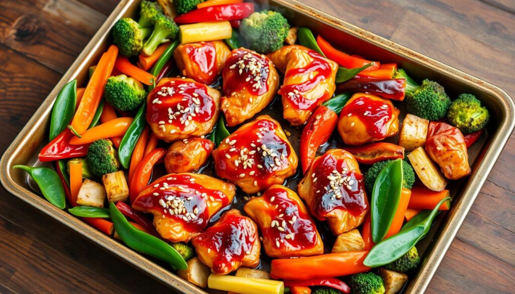 Easy Sheet Pan Teriyaki Chicken and Vegetables