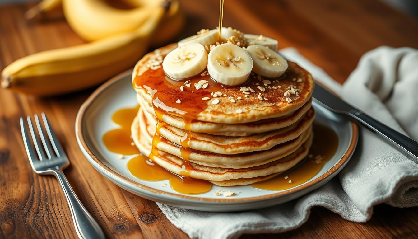 Gluten-Free Banana Oat Pancakes