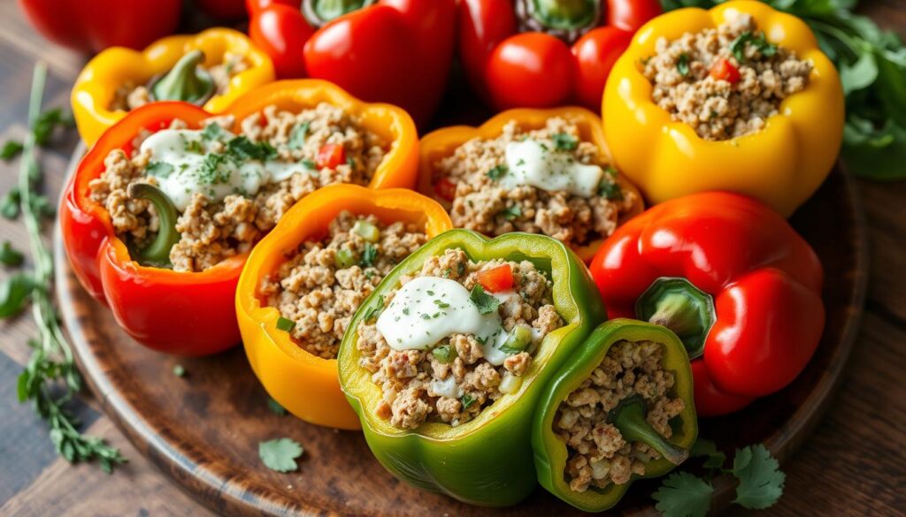 Keto Stuffed Bell Peppers