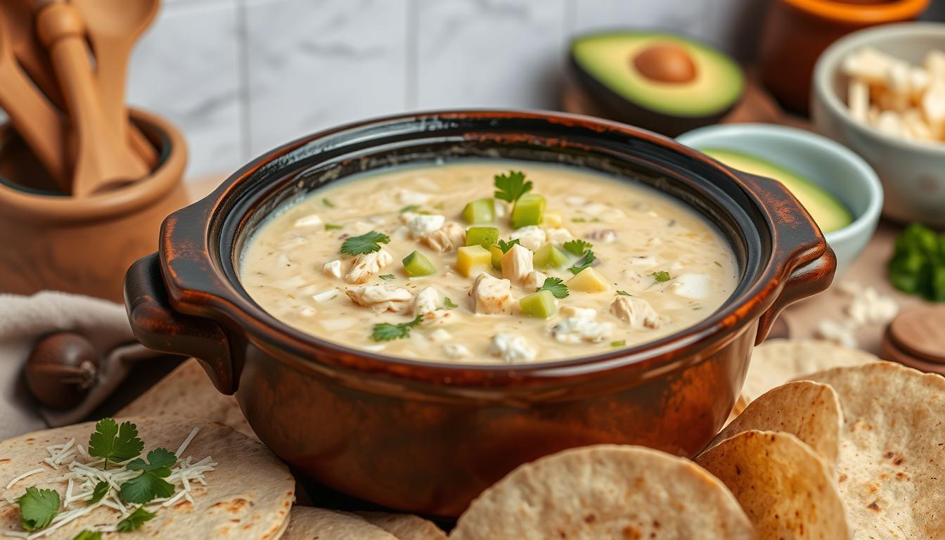 Slow Cooker White Chicken Chili