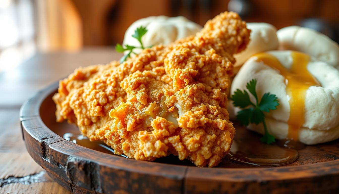 Southern Fried Chicken with Buttermilk Biscuits