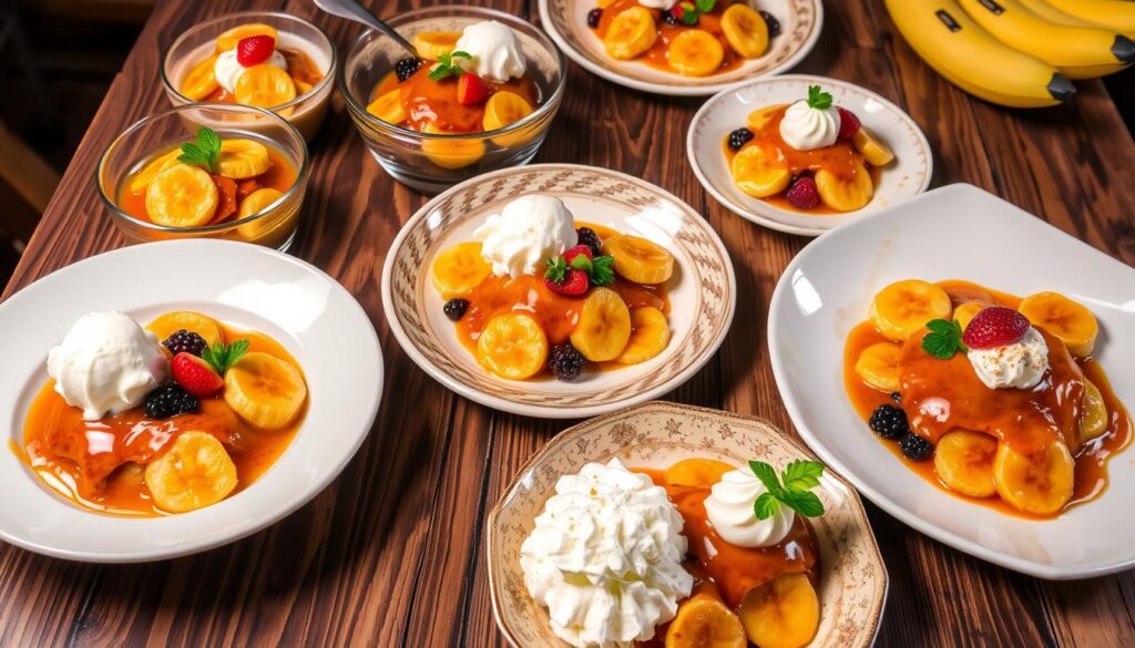 alcohol-free Bananas Foster variations