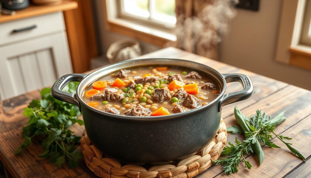 beef barley soup recipe