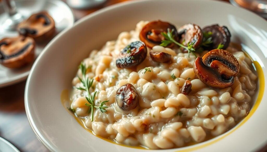 gourmet mushroom risotto