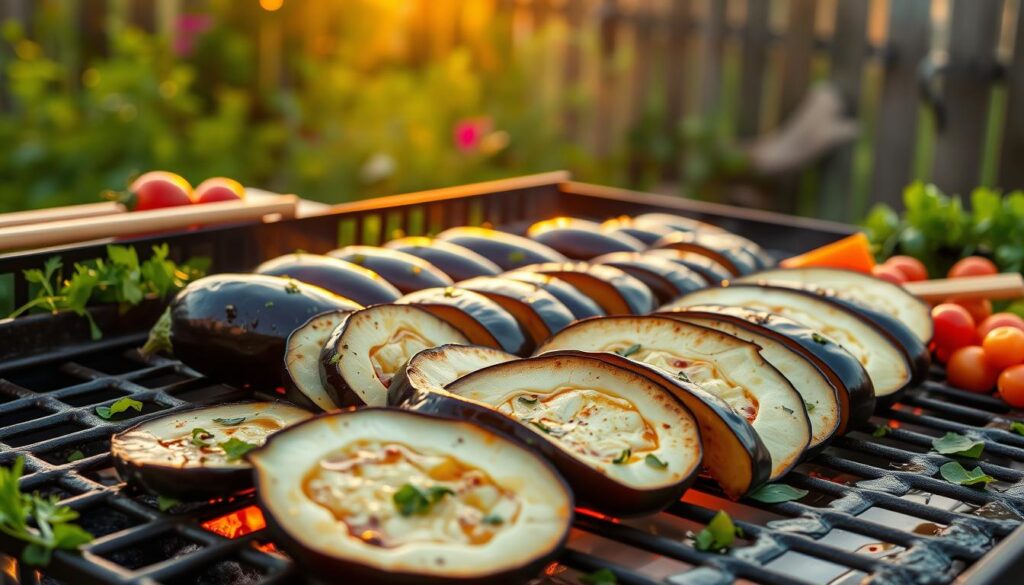 grilling eggplant