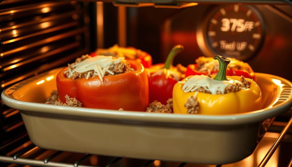 stuffed peppers baking temperature